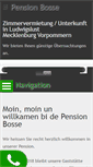 Mobile Screenshot of pension-bosse.de